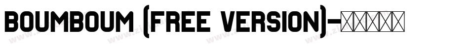 BoumBoum (Free version)字体转换
